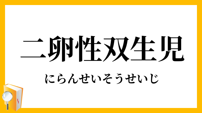 二卵性双生児