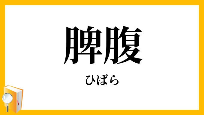 脾腹