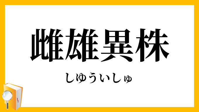 雌雄異株