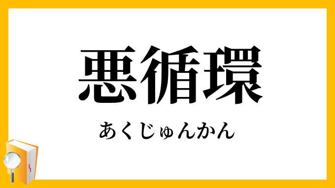 悪循環 あくじゅんかん の意味