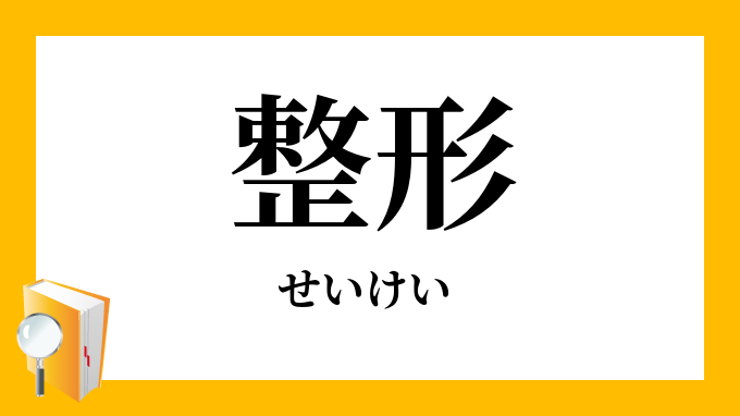 整形 せいけい の意味